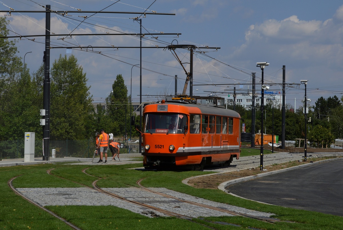 Прага, Tatra T3 № 5521