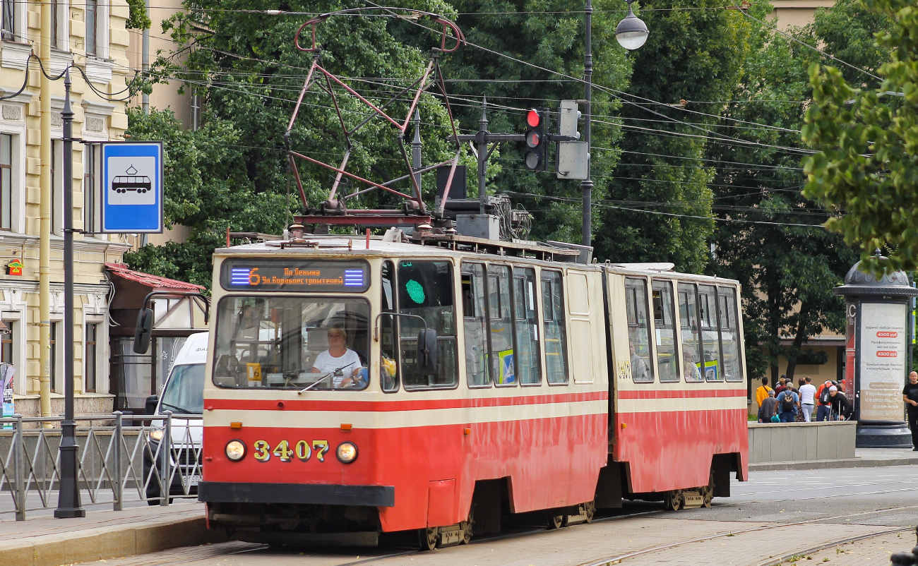 Санкт-Петербург, ЛВС-86К № 3407 Санкт-Петербург, ЛВС-86К № 3407