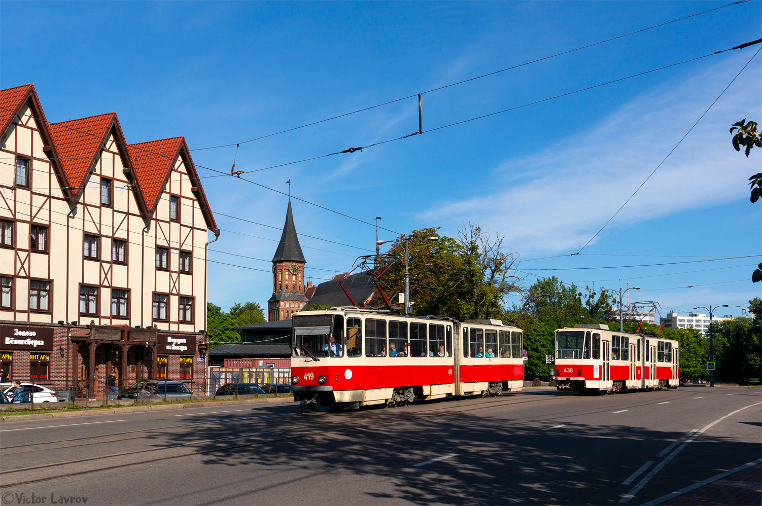 Калининград, Tatra KT4SU № 419; Калининград, Tatra KT4SU № 438 Калининград, Tatra KT4SU № 419; Калининград, Tatra KT4SU № 438