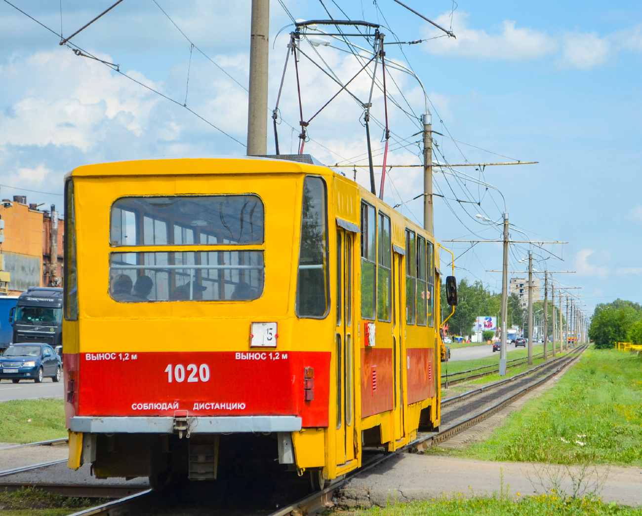 Барнаул, Tatra T6B5SU № 1020