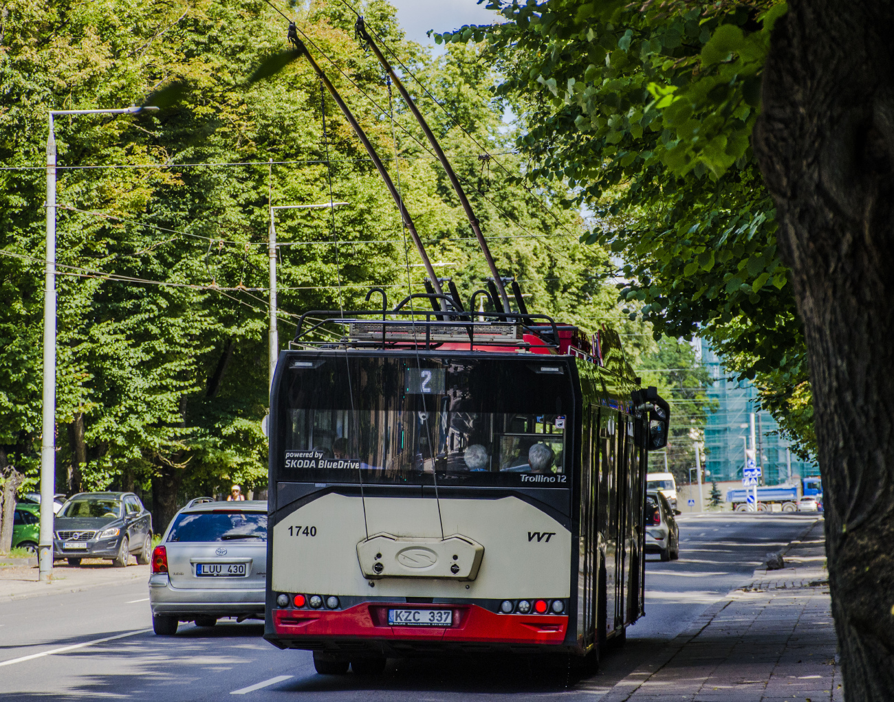 Vilnius, Solaris Trollino IV 12 Škoda Nr. 1740