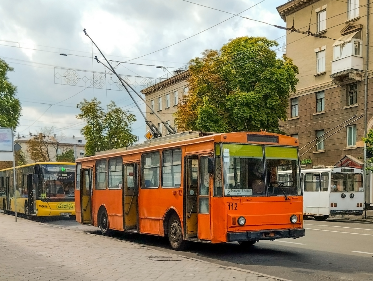 Тернополь, Škoda 14Tr02/6 № 112