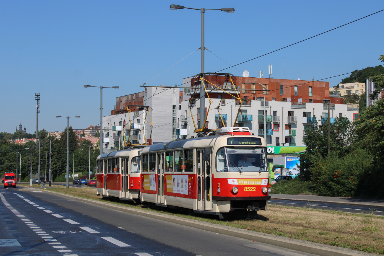 Прага, Tatra T3R.P № 8522