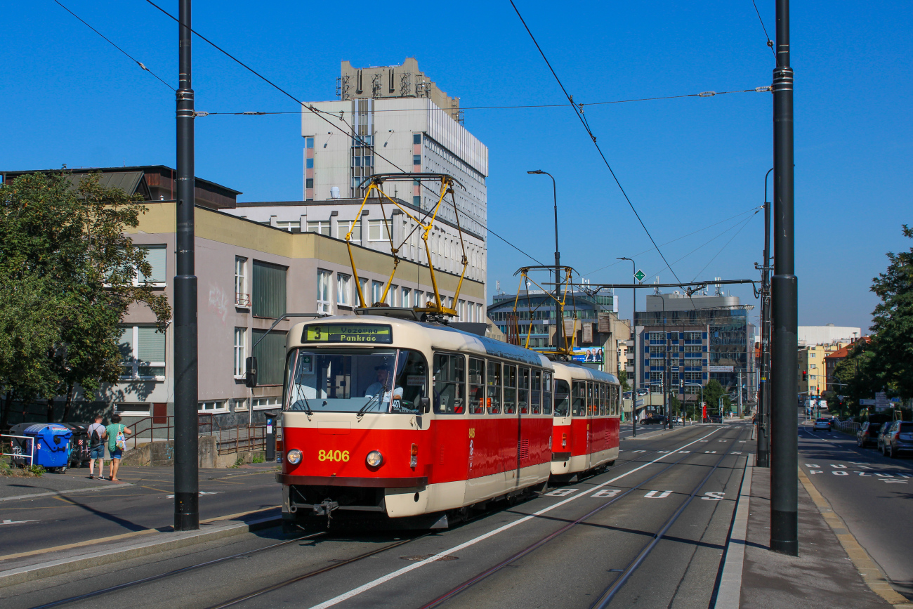 Prague, Tatra T3R.P Br. 8406