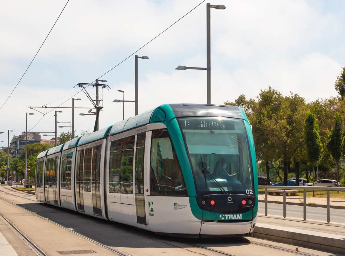 Barcelona, Alstom Citadis 302 č. 02