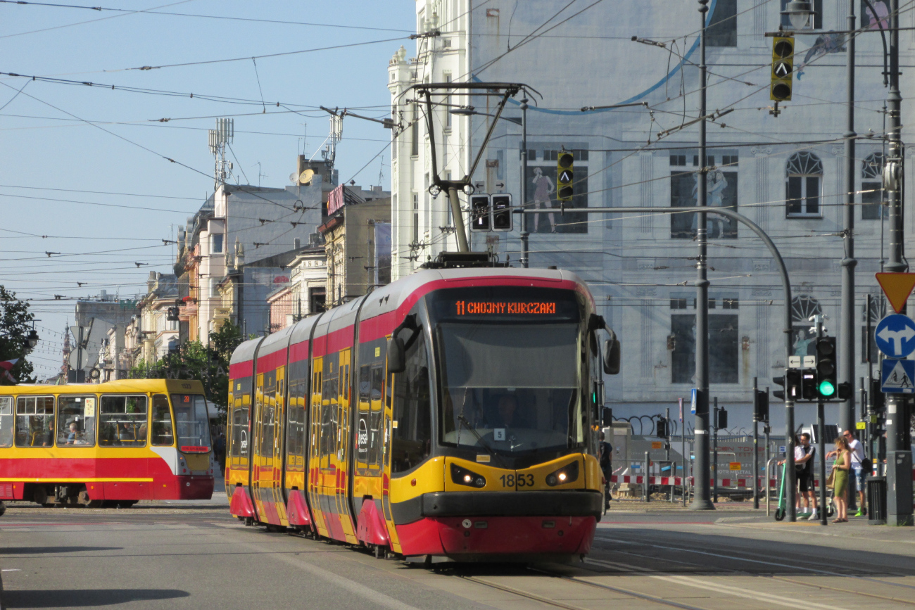 Łódź, PESA Tramicus 122N № 1853