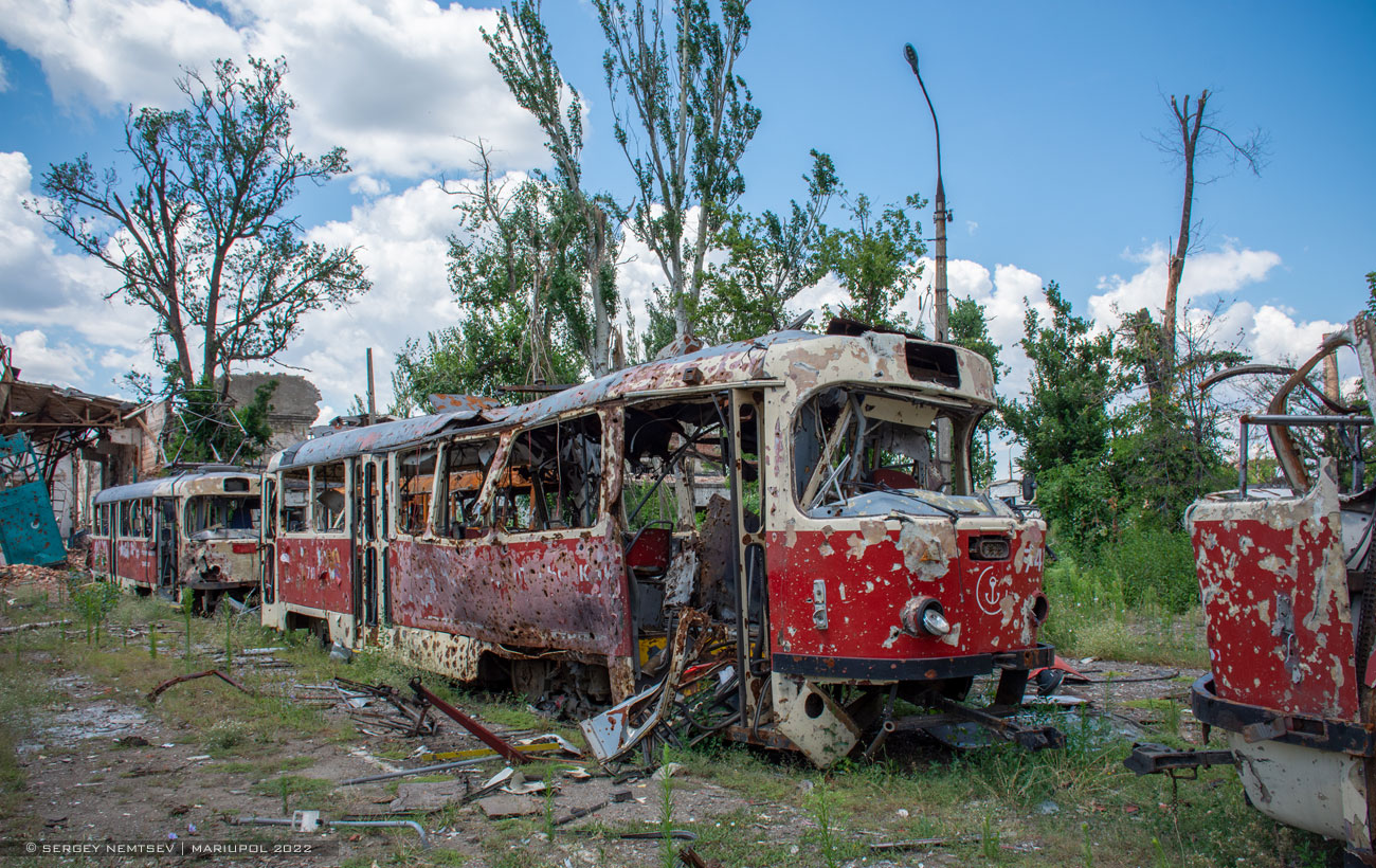Мариуполь, Tatra T3SUCS № 741; Мариуполь — Последствия боевых действий 24.02.2022—20.05.2022