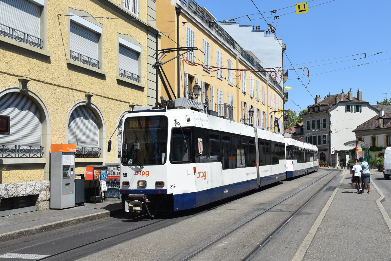 Geneva, ACMV/ABB/Duewag Be 4/6 № 819