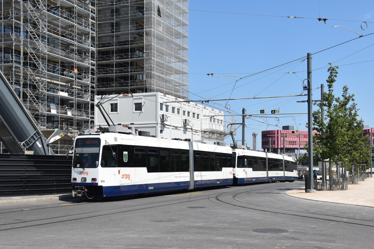 Женева, ACMV/ABB/Duewag Be 4/6 № 804