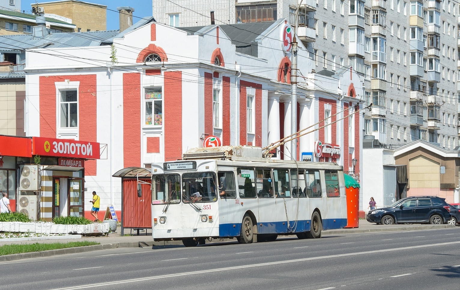 Вологда, ЗиУ-682ГМ1 (с широкой передней дверью) № 351