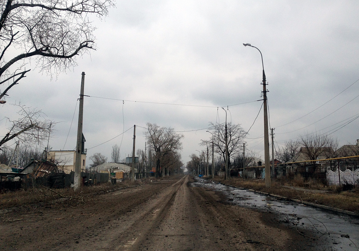 Донецк — Повреждения от военных действий