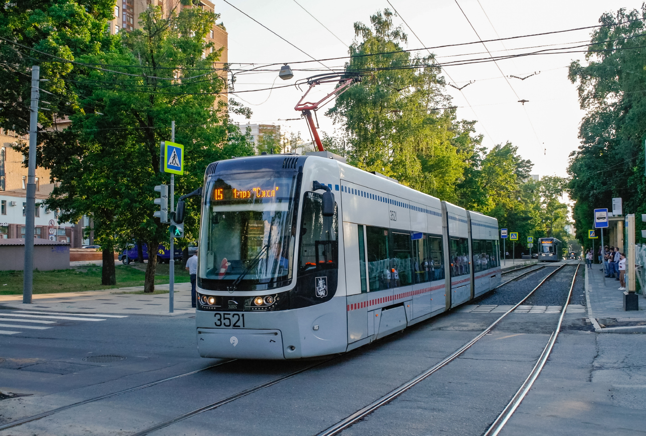 Москва, 71-414 (Pesa Fokstrot) № 3521