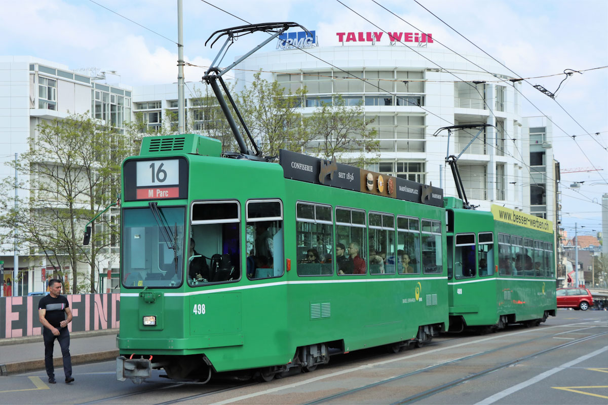 Базель, Schindler/SIG/BBC Be 4/4 № 498 Базель, Schindler/SIG/BBC Be 4/4 № 498