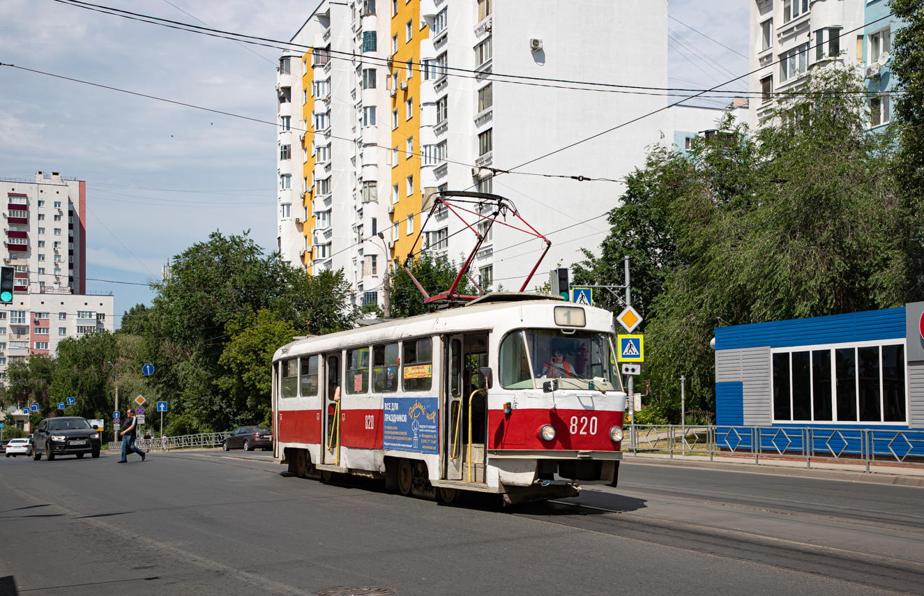 Самара, Tatra T3SU № 820