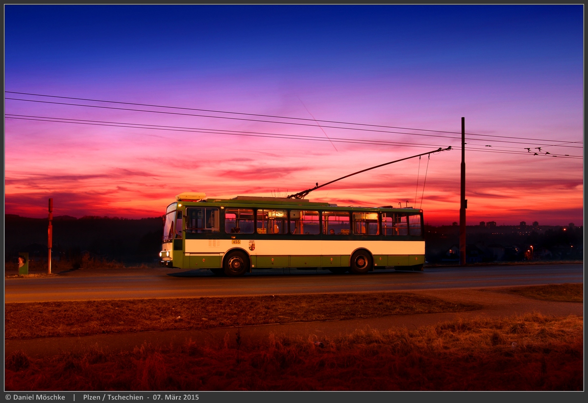 Пльзень, Škoda 14TrM № 455