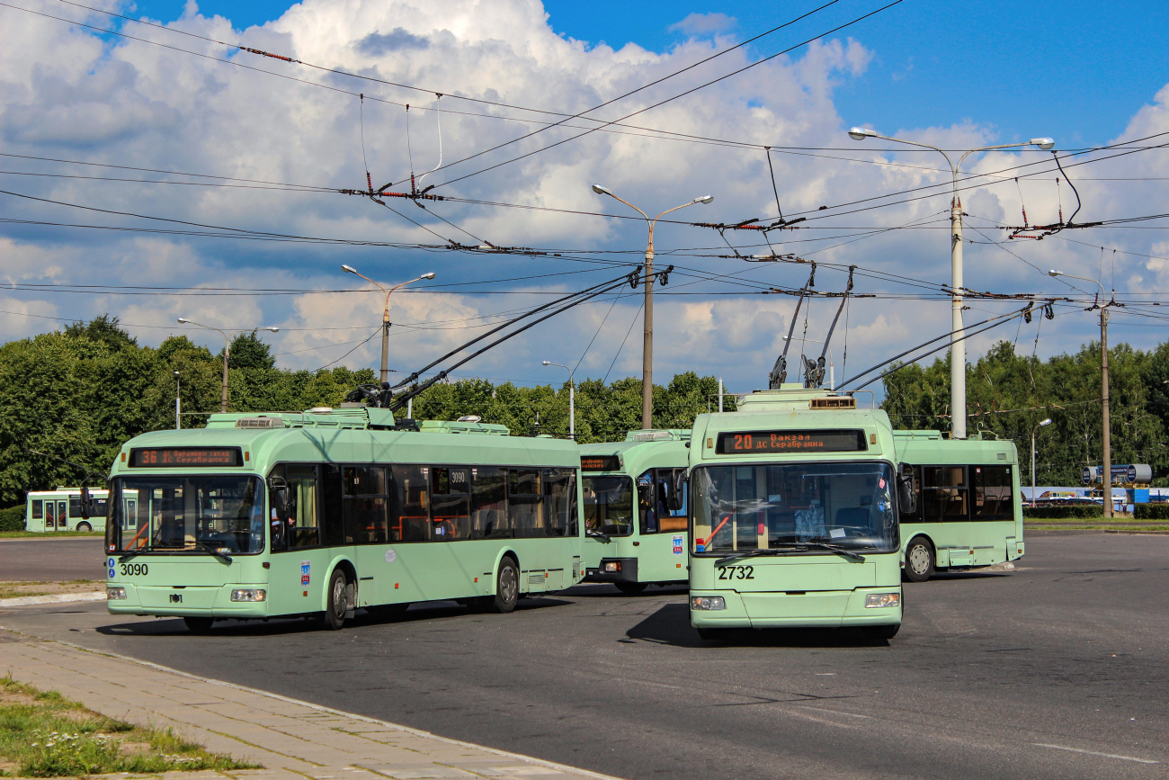 Минск, БКМ 321 № 3090; Минск, БКМ 321 № 2732
