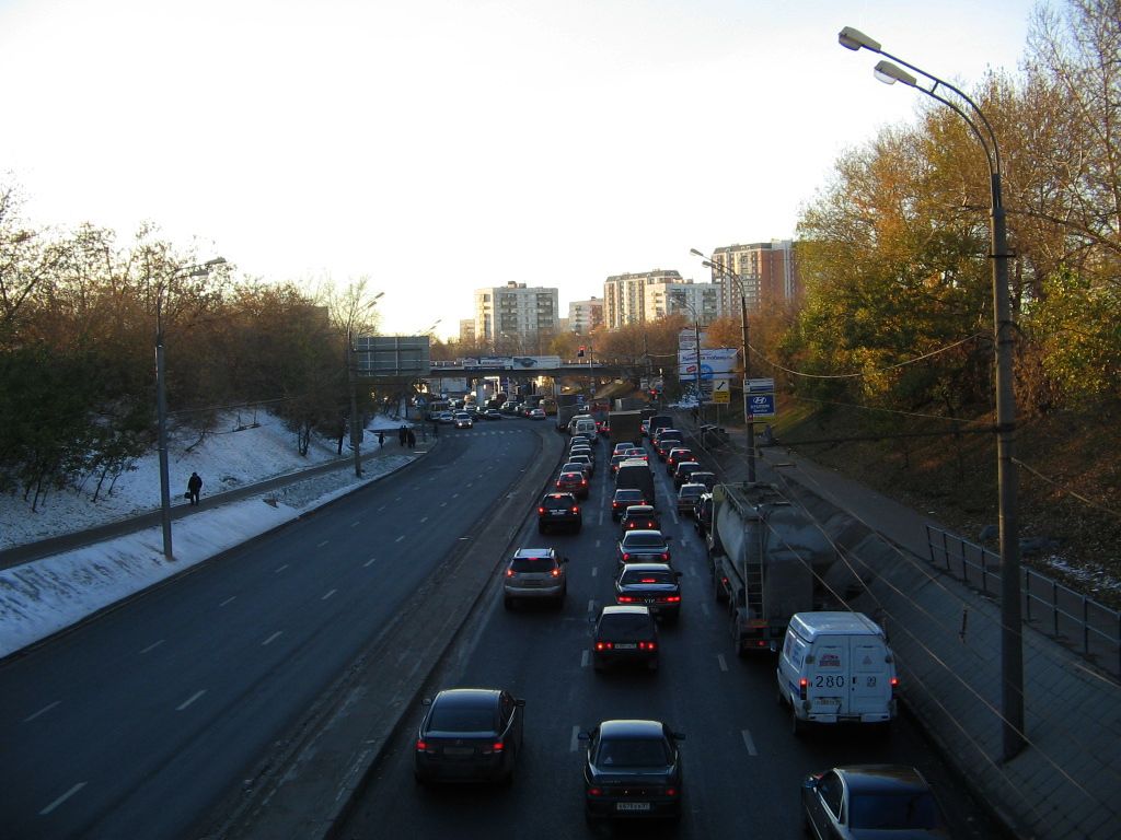 莫斯科 — Trolleybus lines: Central Administrative District; 莫斯科 — Views from a height