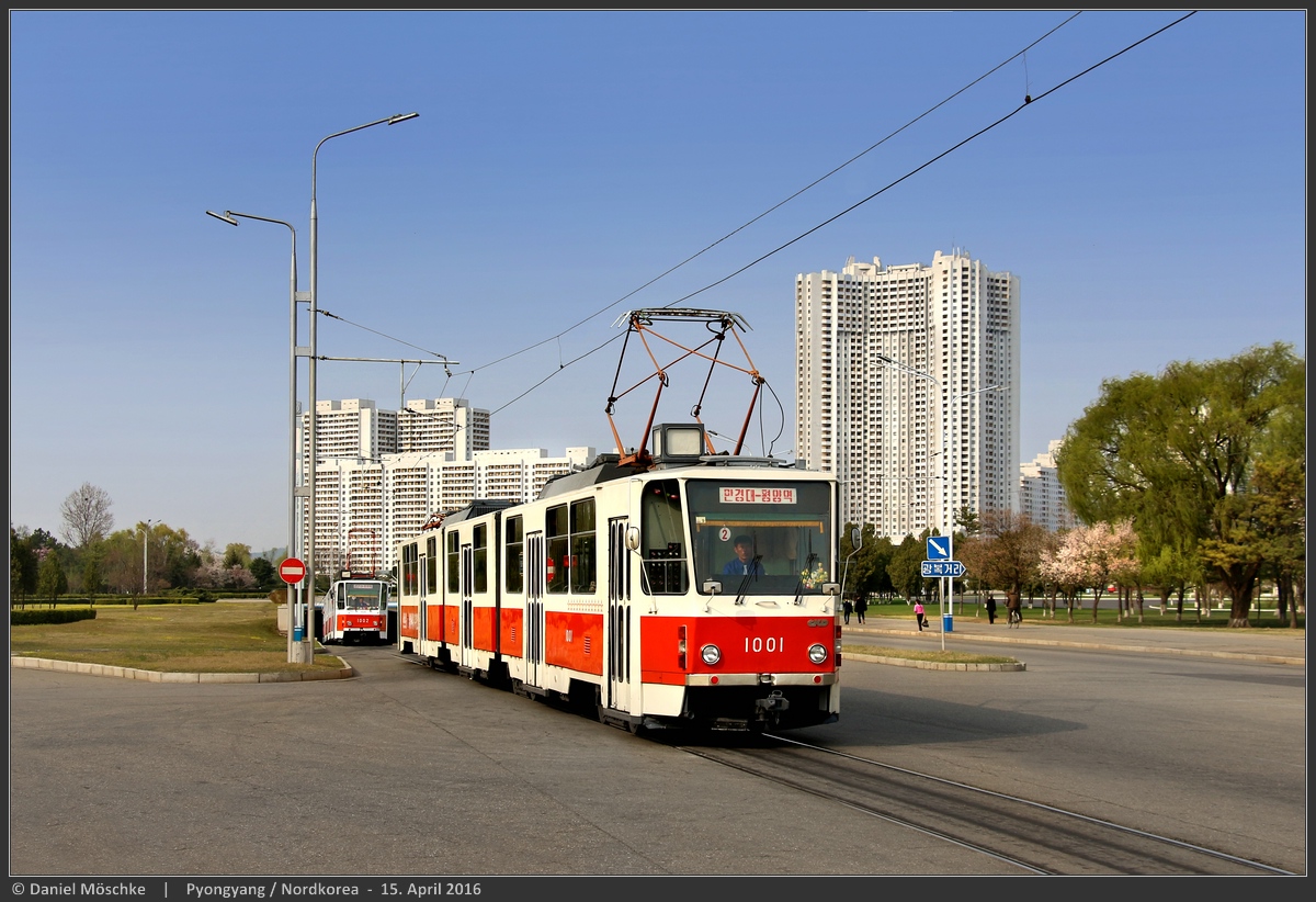 Pyongyang, Tatra KT8D5K № 1001