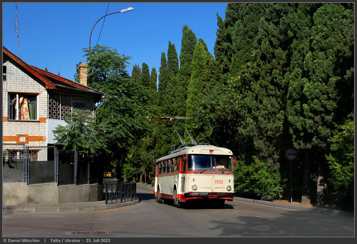 Крымский троллейбус, Škoda 9Tr21 № 5553
