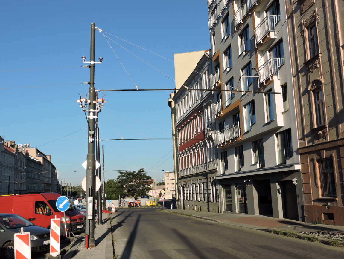 Praga — Trolleybus Lines and Infrastructure