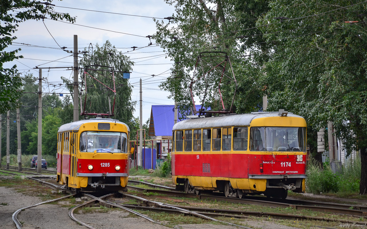 Барнаул, Tatra T3SU № 1285; Барнаул, Tatra T3SU № 1174