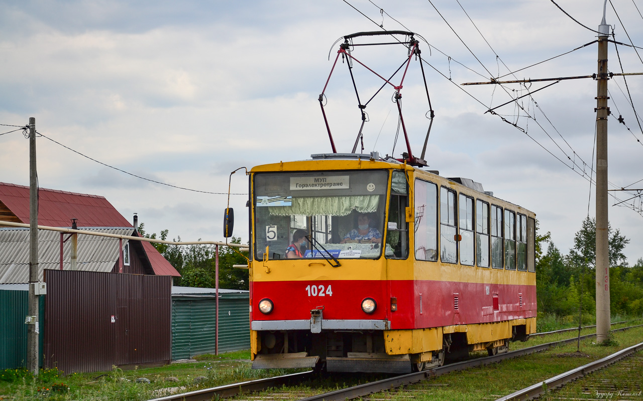 Barnaul, Tatra T6B5SU # 1024