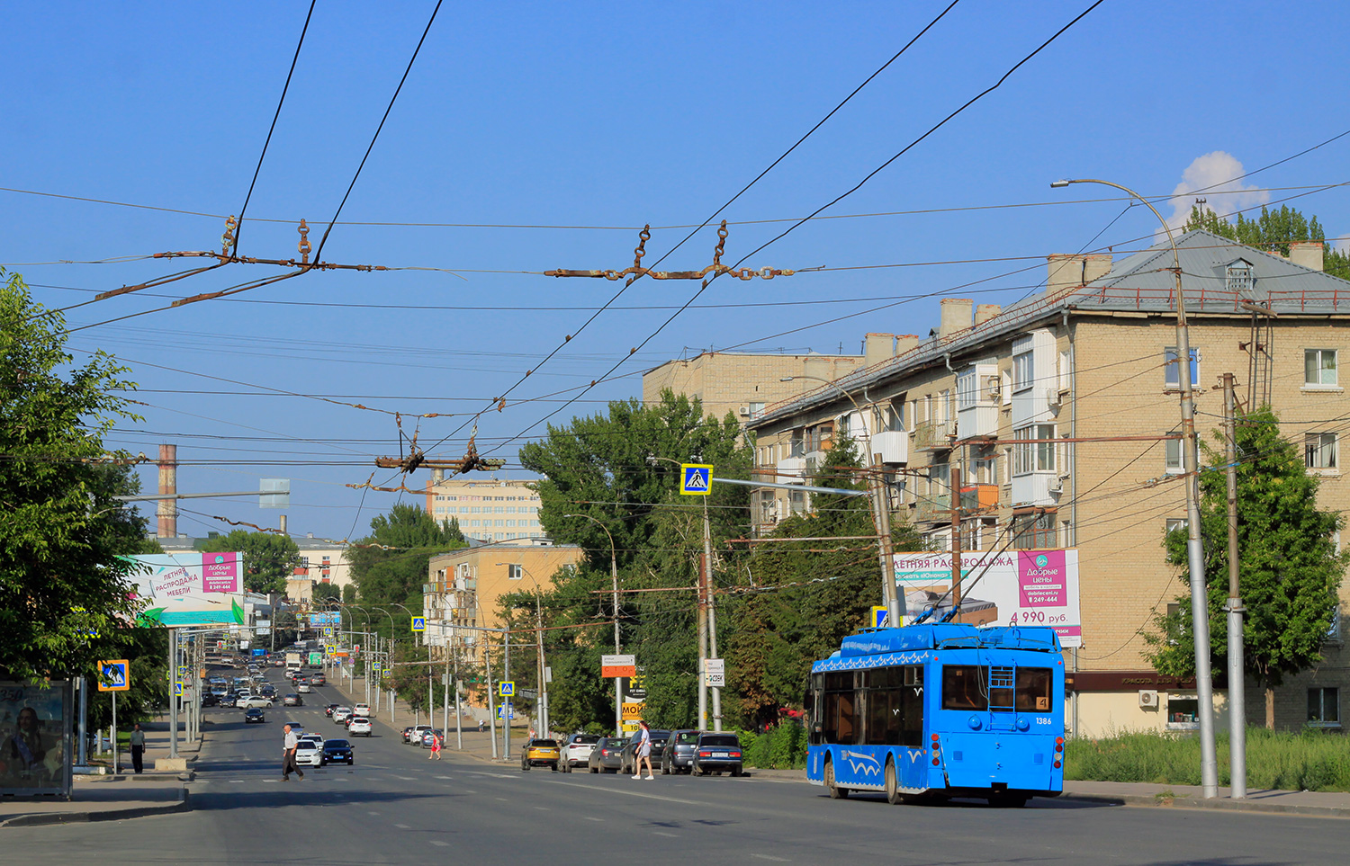 Саратов, Тролза-5265.00 «Мегаполис» № 1386; Саратов — Троллейбусные линии