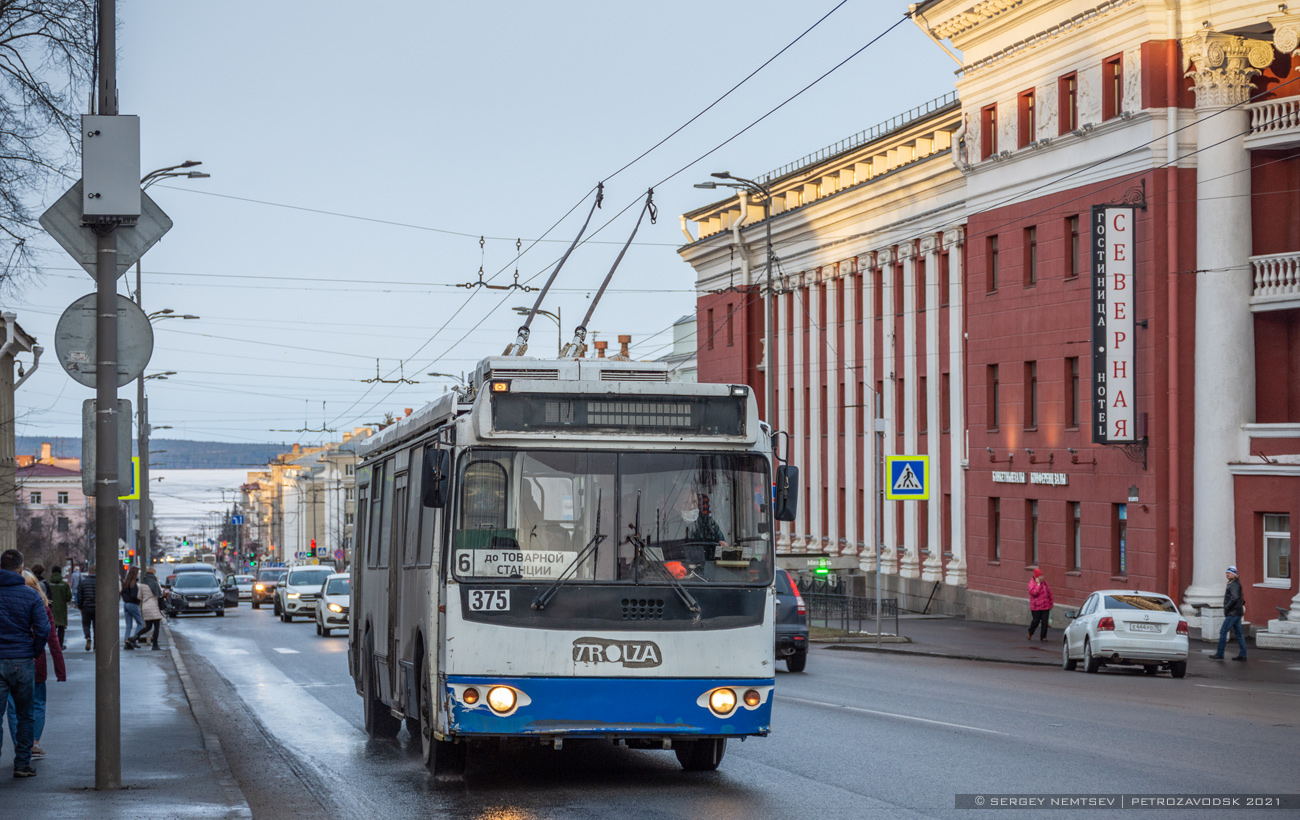 Петрозаводск, ЗиУ-682Г-016.02 (обр. 2013) № 375
