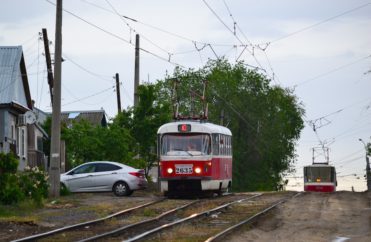 Волгоград, Tatra T3SU (двухдверная) № 2635