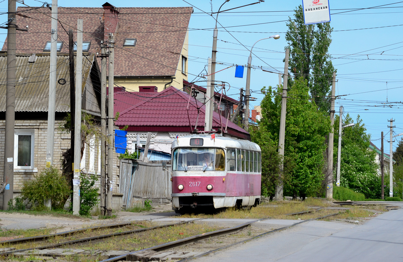 Волгоград, Tatra T3SU (двухдверная) № 2617