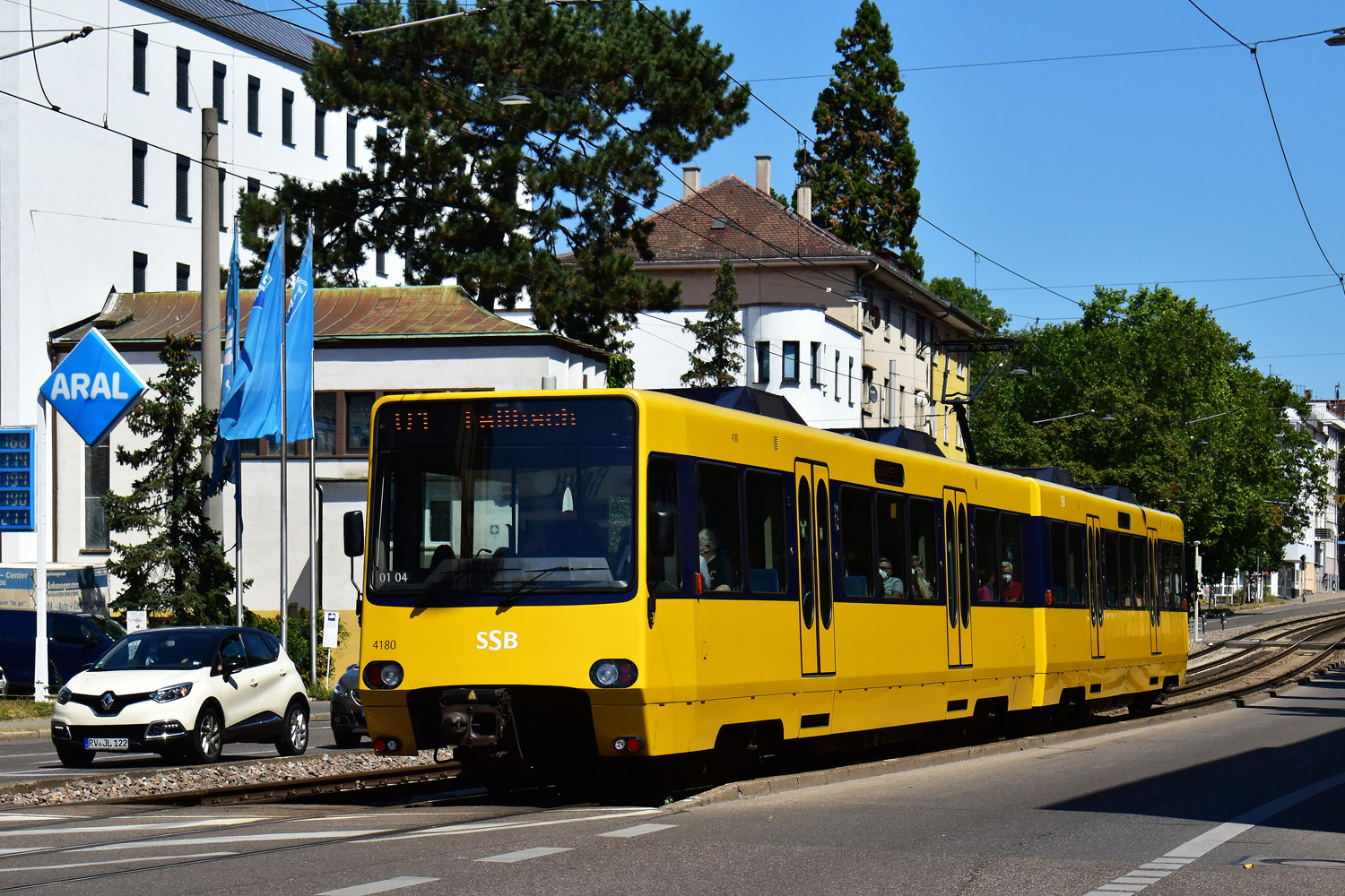 Штутгарт, Duewag DT8.S № 4180 Штутгарт, Duewag DT8.S № 4180