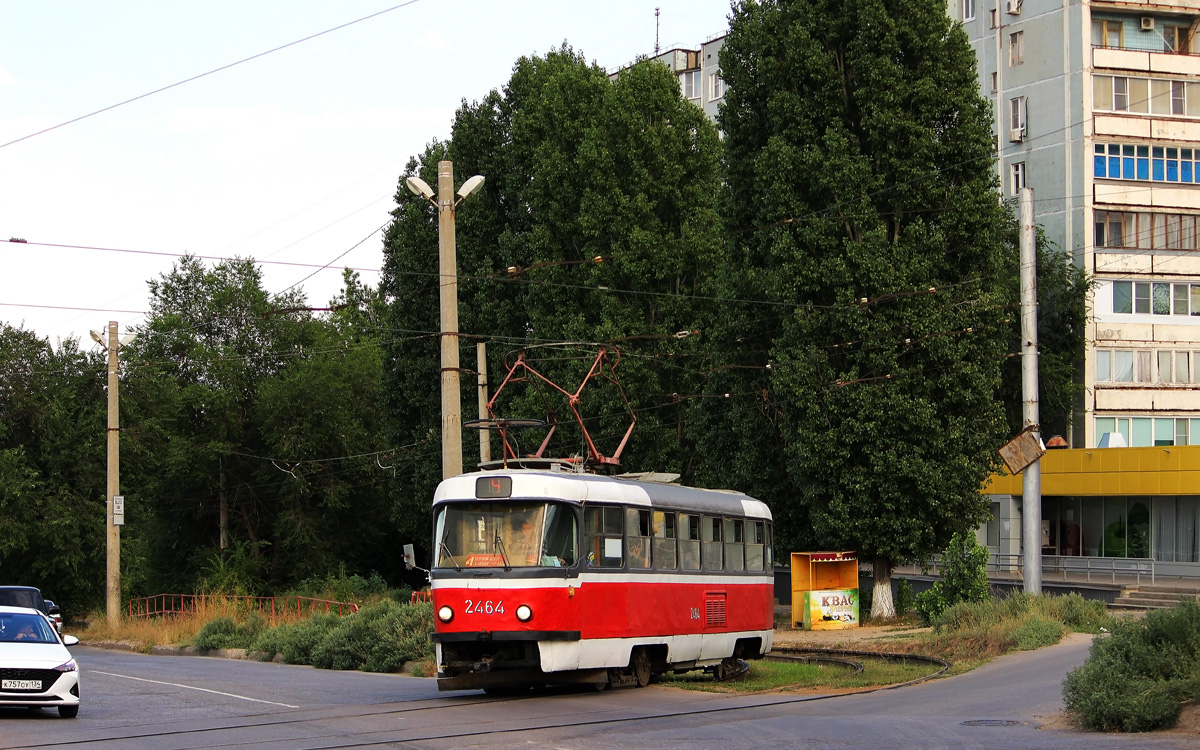 Волгоград, Tatra T3SU (двухдверная) № 2464