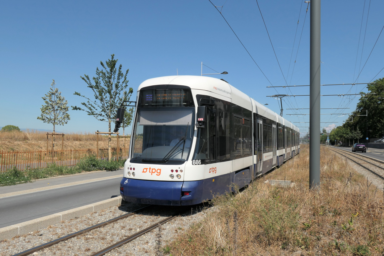 Женева, Bombardier Flexity Outlook № 886