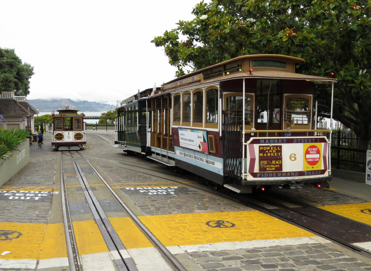 Сан-Франциско, область залива, Muni cable car № 1; Сан-Франциско, область залива, Muni cable car № 6