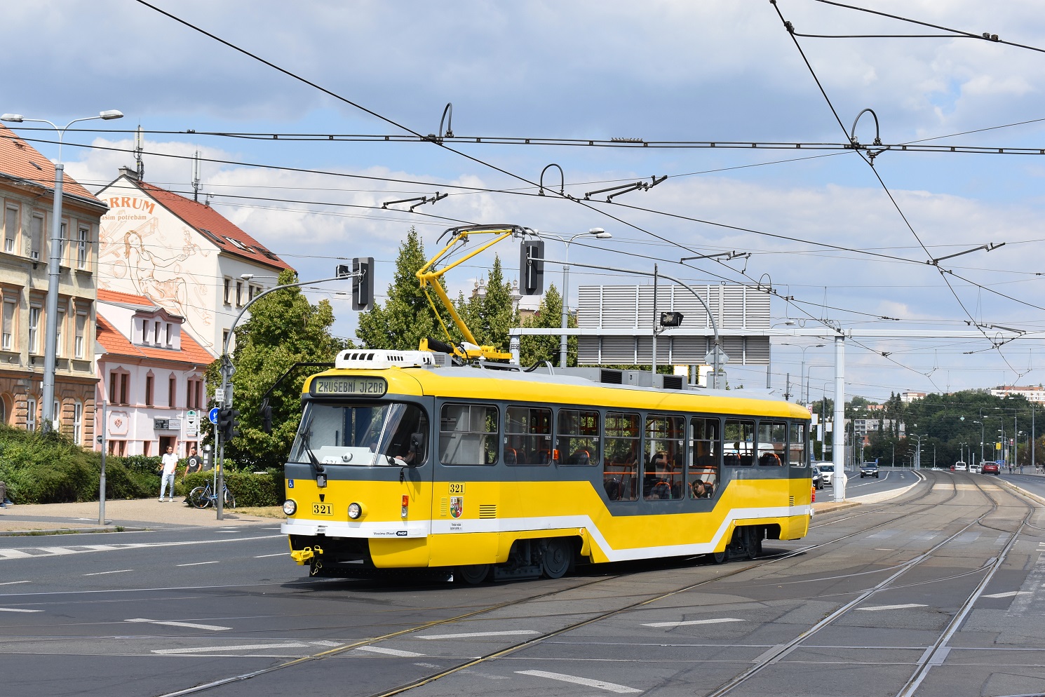 Пльзень, Tatra T3R.PLF № 321