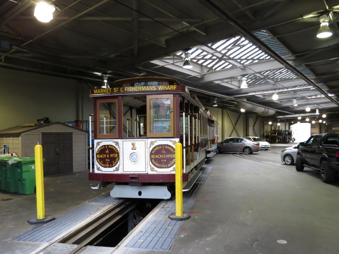 Сан-Франциско, область залива, Muni cable car № 1; Сан-Франциско, область залива — Депо кабельного трамвая