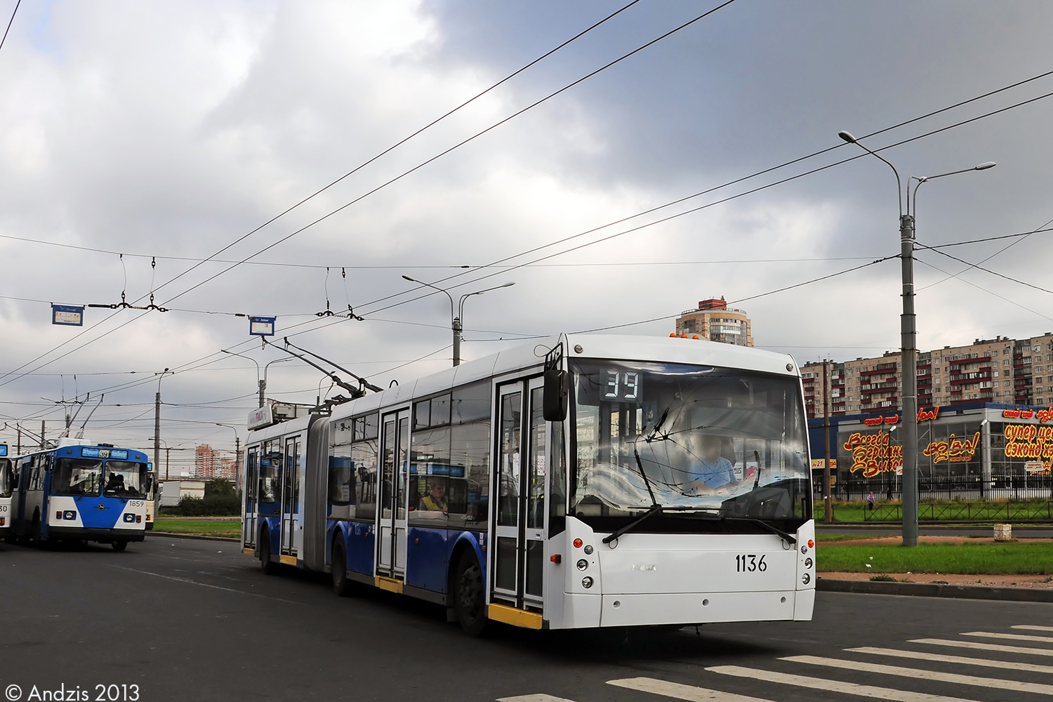 Saint-Petersburg, Trolza-6206.01 “Megapolis” č. 1136