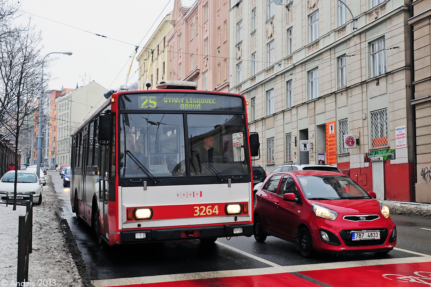 Брно, Škoda 14TrR № 3264