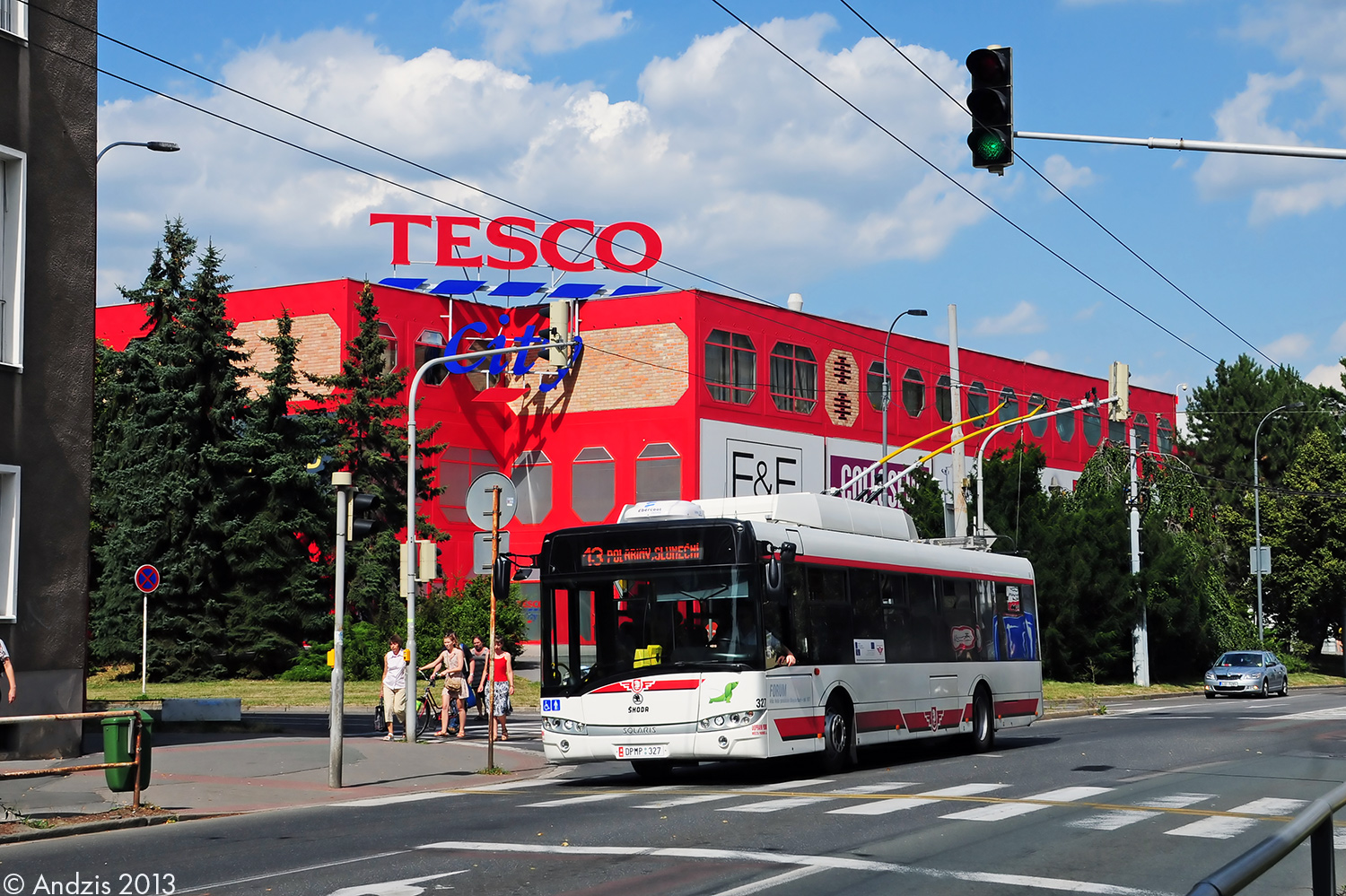 Pardubice, Škoda 26Tr Solaris III № 327