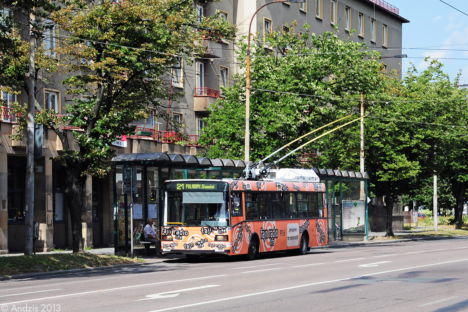 Pardubice, Škoda 21Tr č. 396