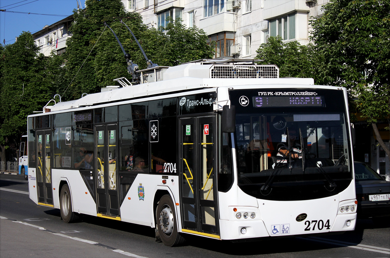 Крымский троллейбус, ВМЗ-5298.01 «Авангард» № 2704