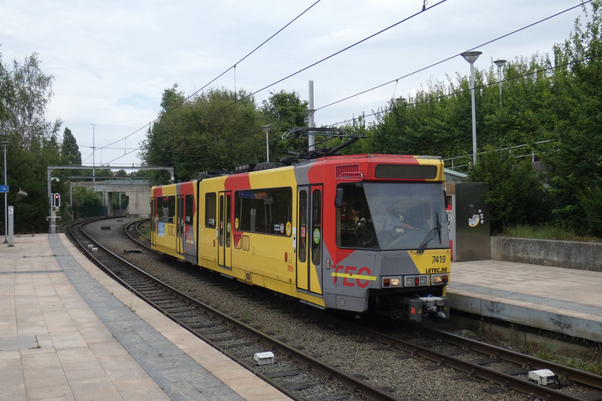 Charleroi, BN/ACEC type 6100 6-axle nr. 7419