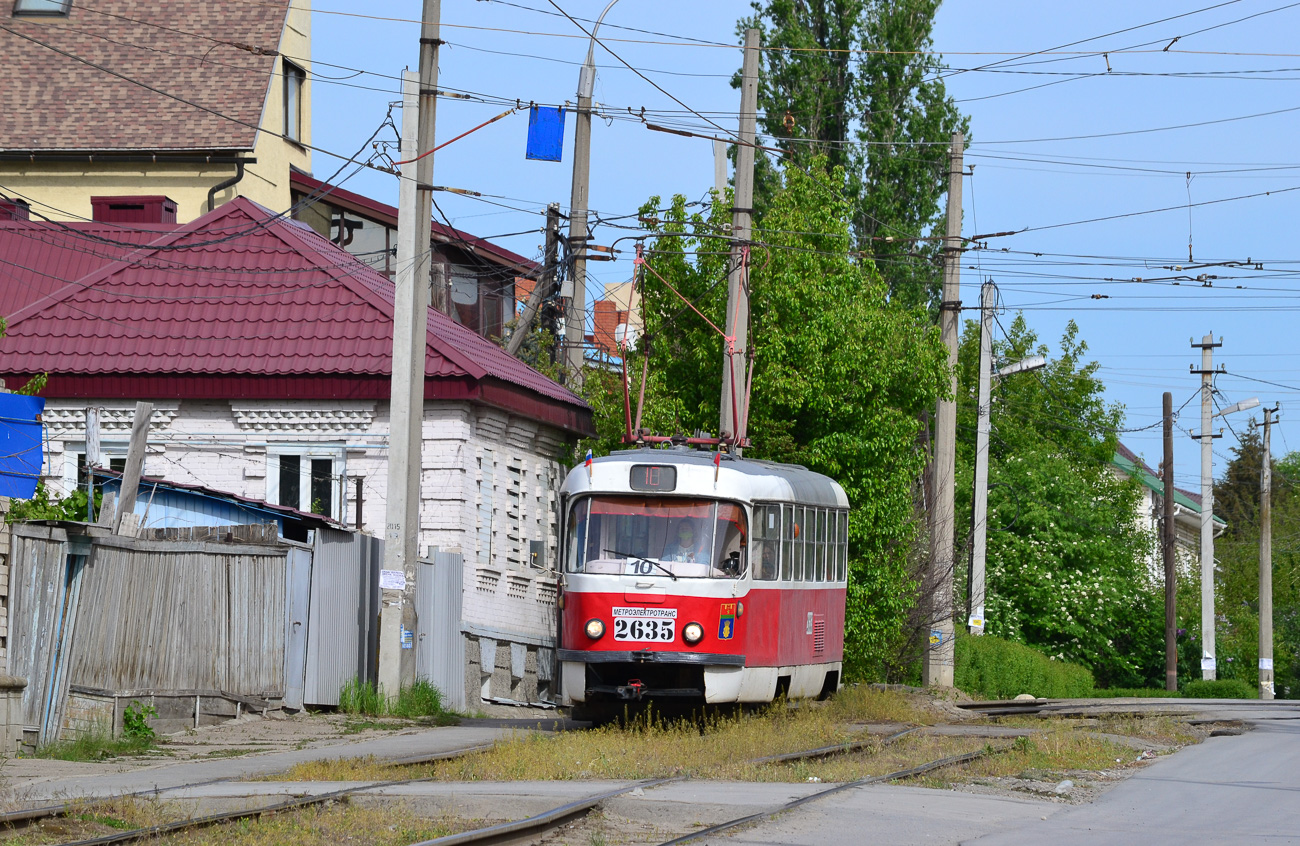 Волгоград, Tatra T3SU (двухдверная) № 2635