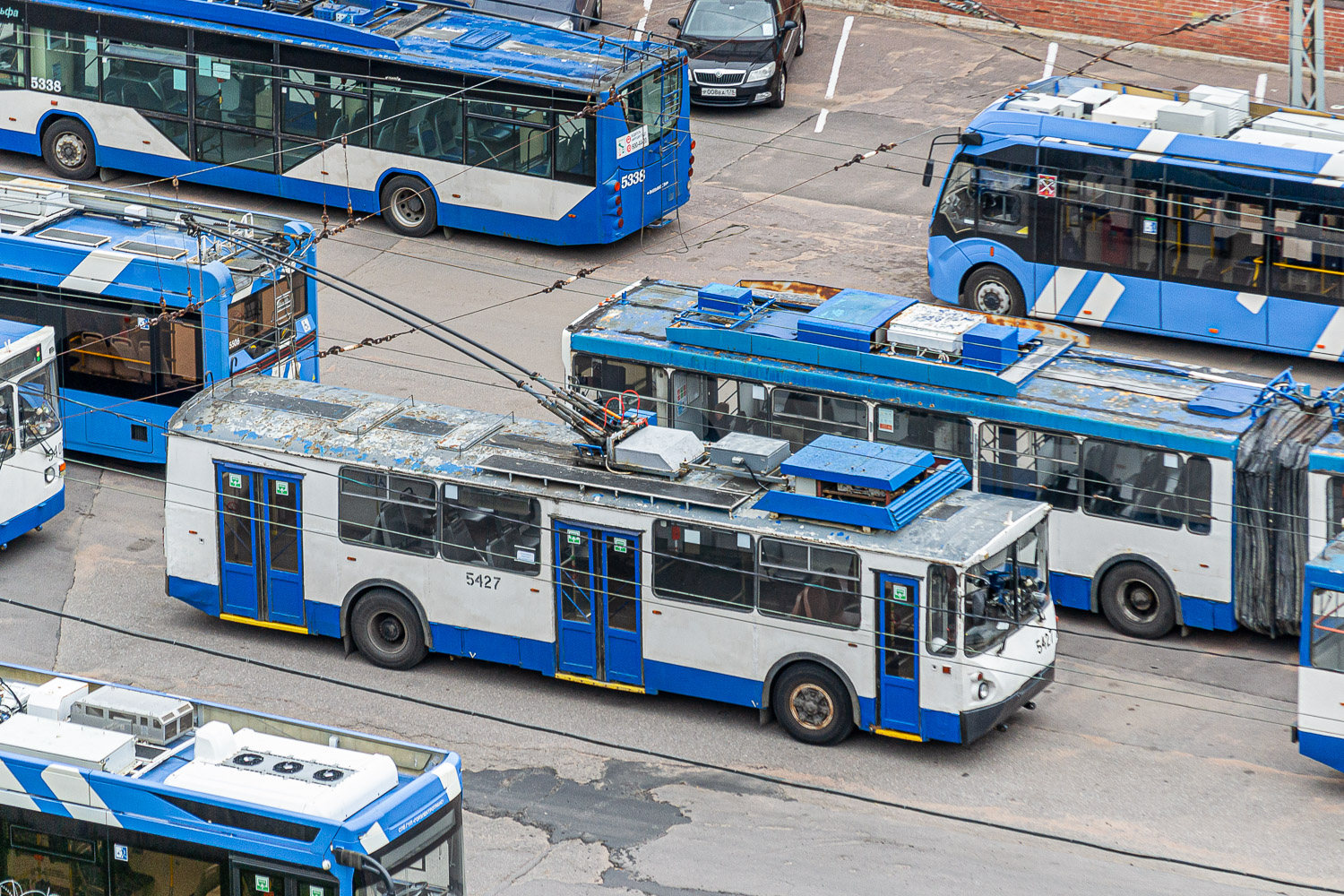 Санкт-Петербург, ВЗТМ-5284.02 № 5427; Санкт-Петербург — Совмещённый трамвайно-троллейбусный парк