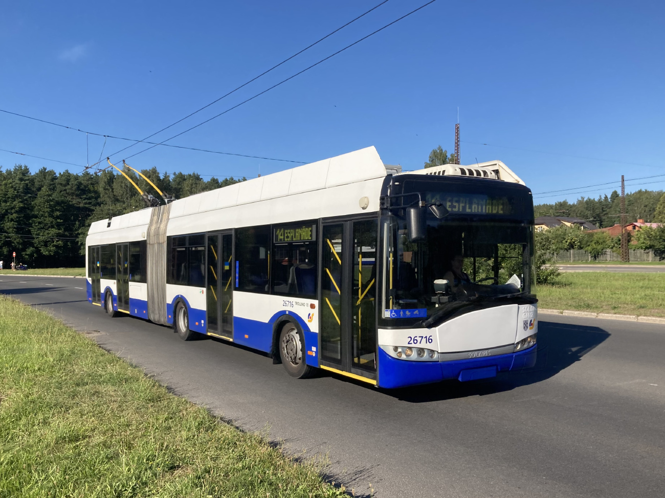 Рига, Solaris Trollino III 18 Ganz-Škoda № 26716