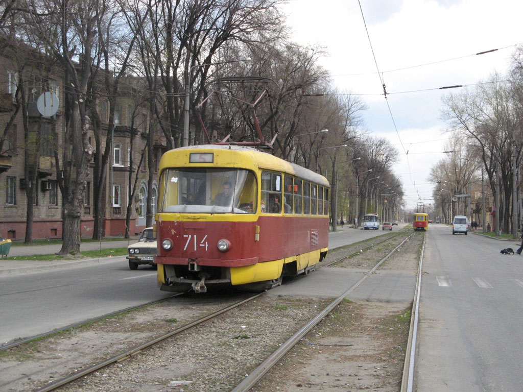 Запорожье, Tatra T3SU № 714