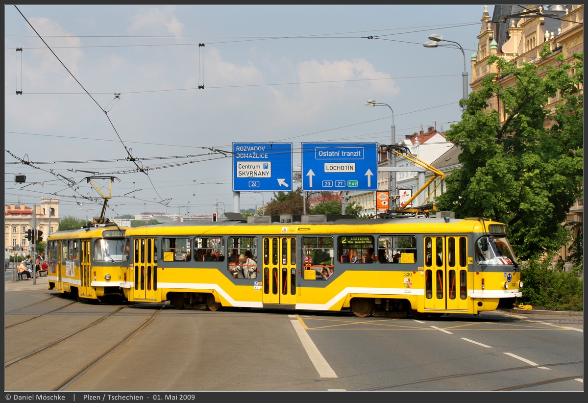 Пльзень, Tatra T3R.PLF № 320