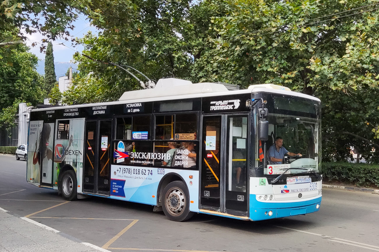 Крымский троллейбус, Богдан Т60111 № 6309