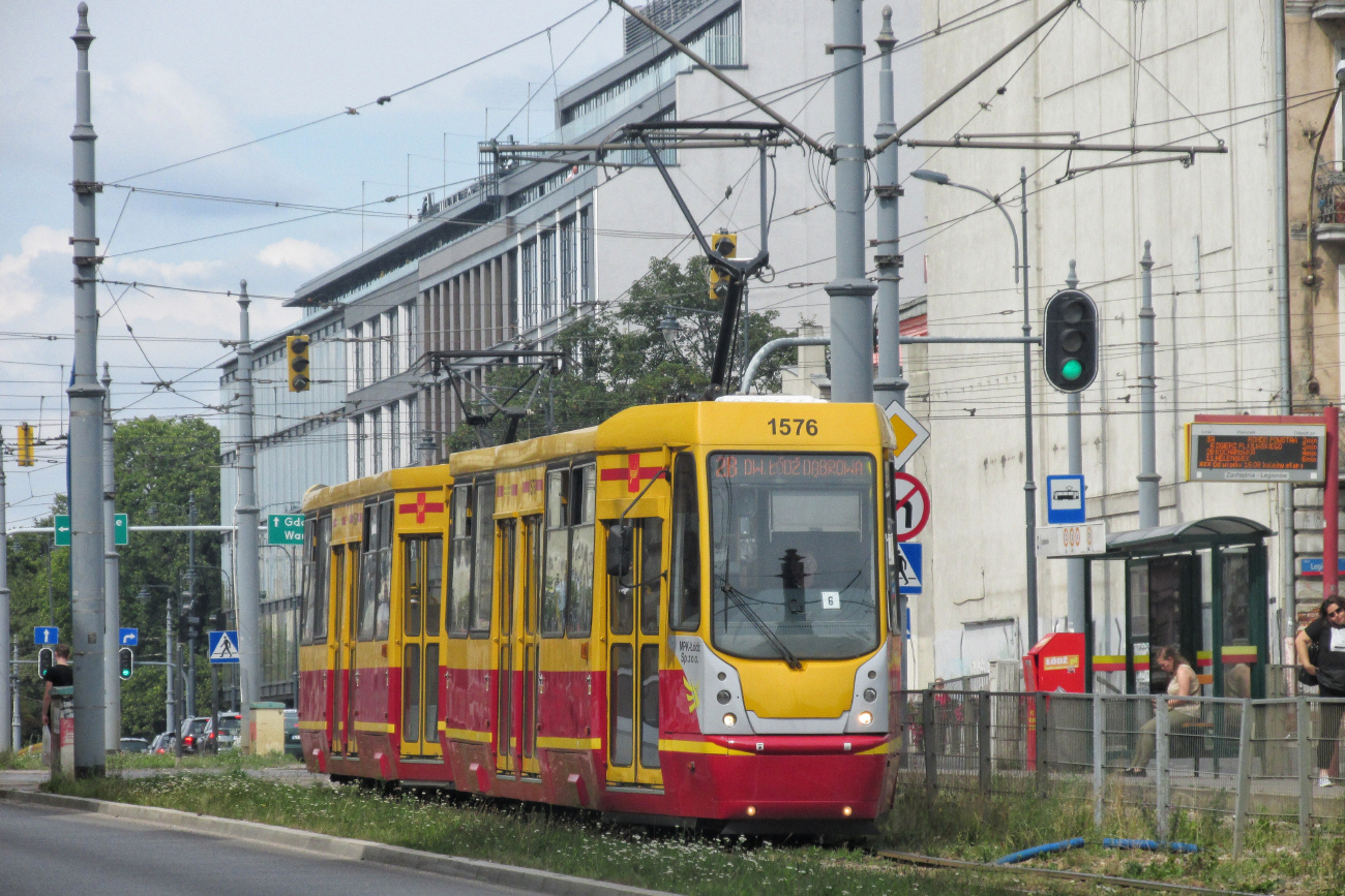 Лодзь, Konstal 805NaND № 1576
