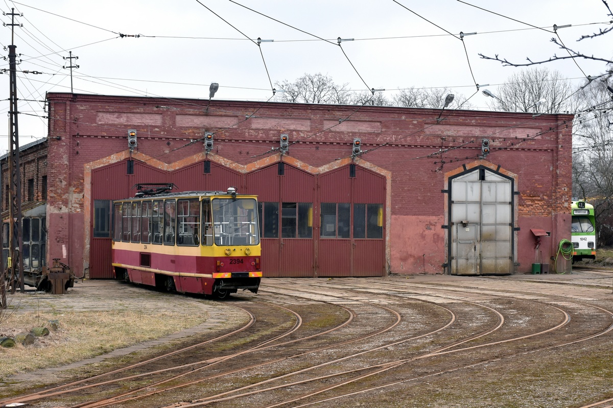 Лодзь, Konstal 805Na № 2394; Лодзь — депо Брус